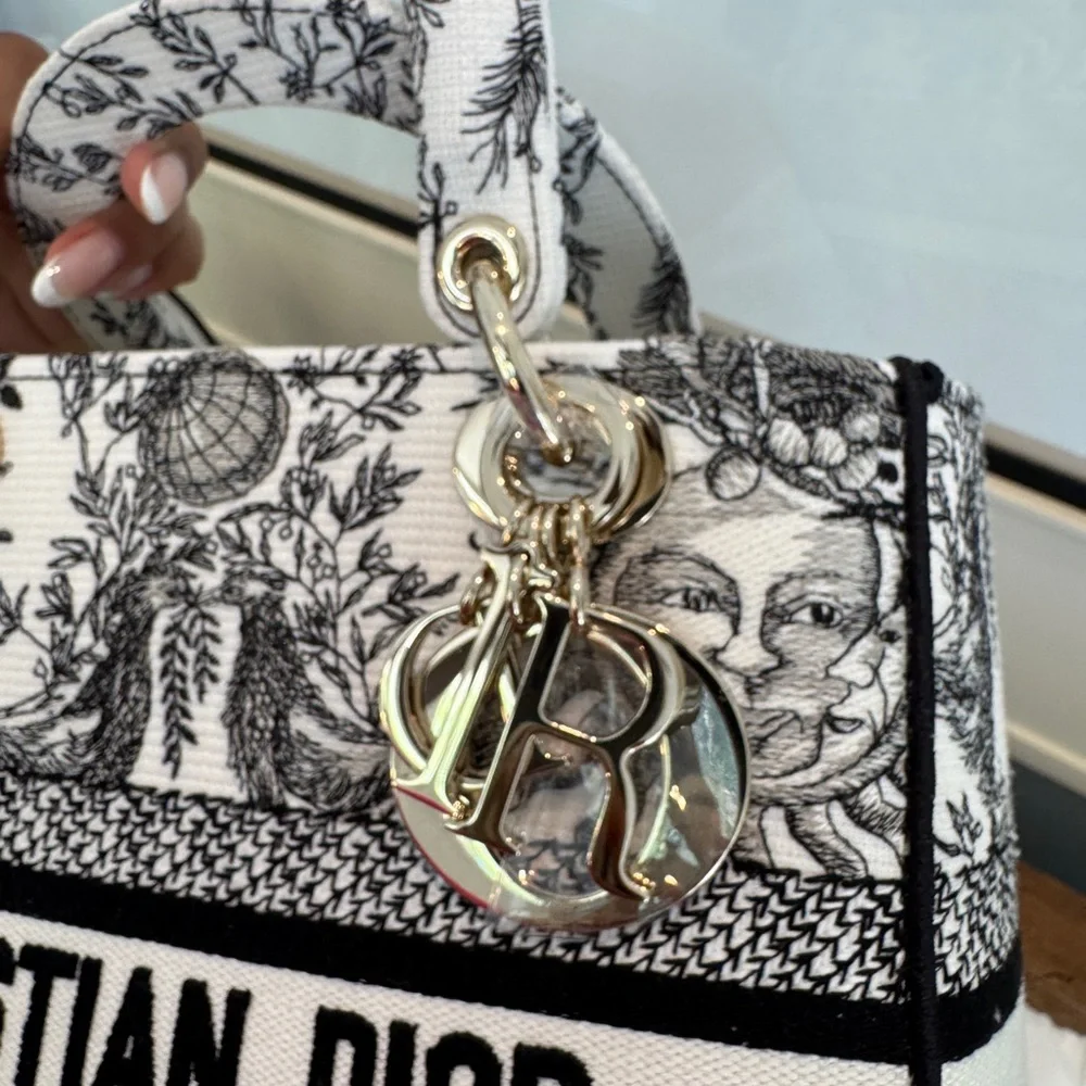 Dior medium d-lite lady Dior - Picture 2 of 5